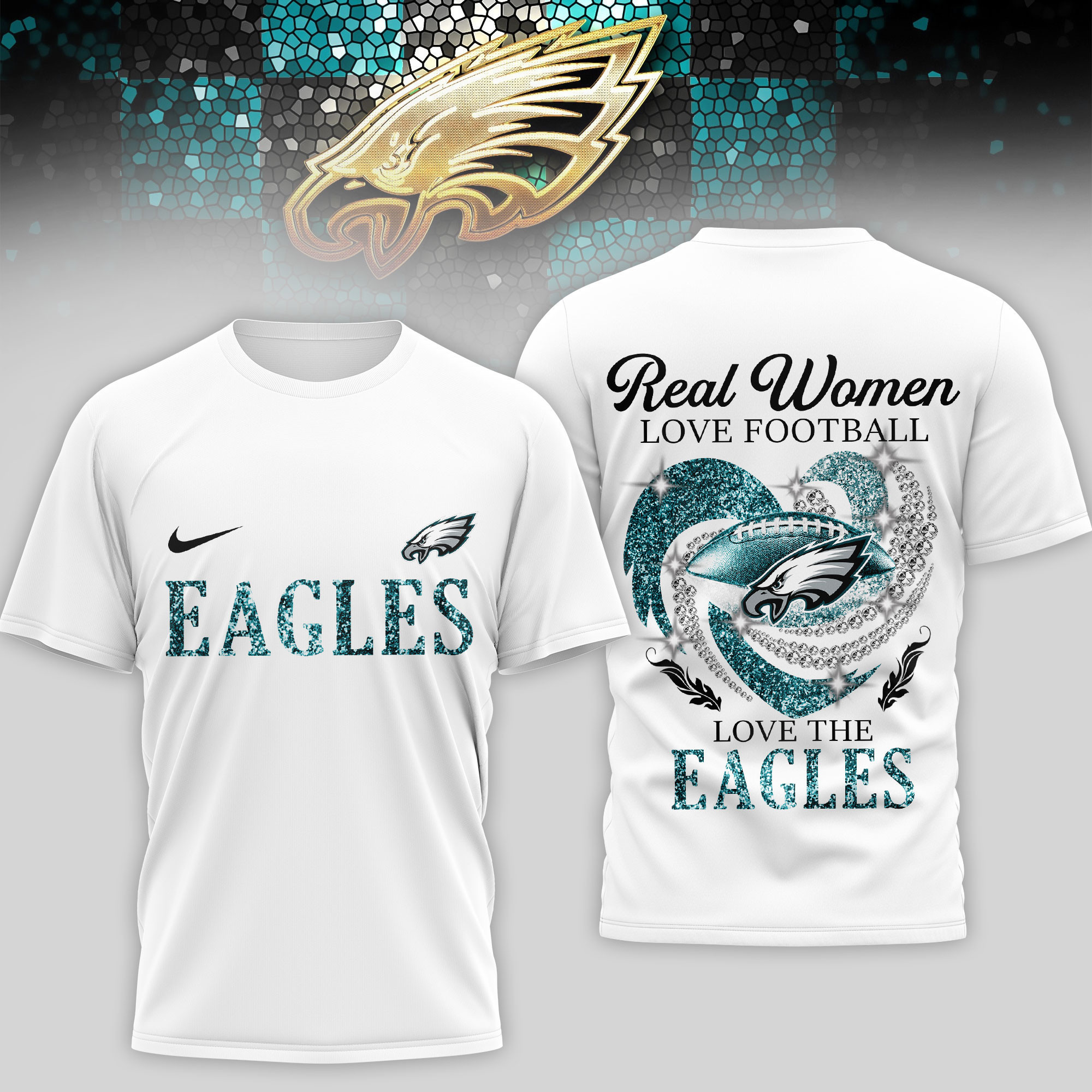 Philadelphia Eagles | Premium NFL Stadium Graphic 3D Shirt NTH1