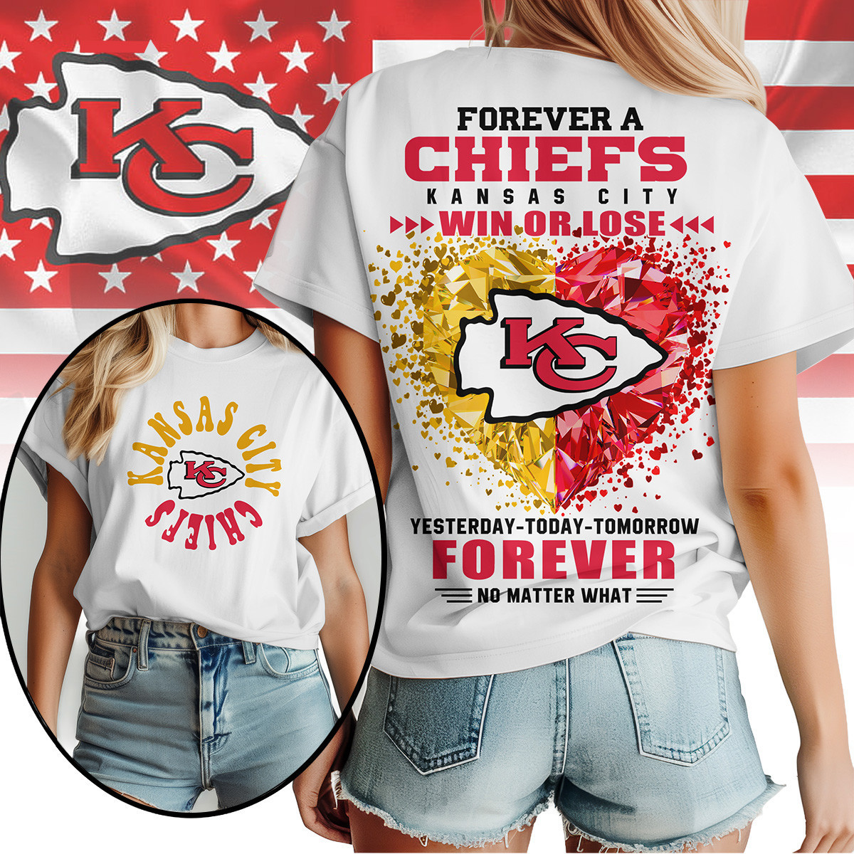 Kansas City Chiefs | Premium NFL Win or Lose Always Loyal Women's Shirt NY