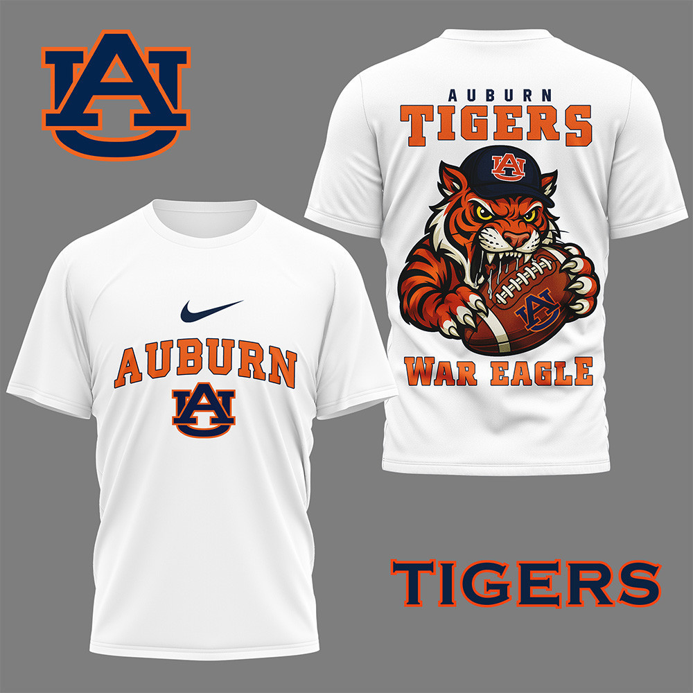 Auburn Tigers | Premium NCAA Nation Gear 3D Shirt NY