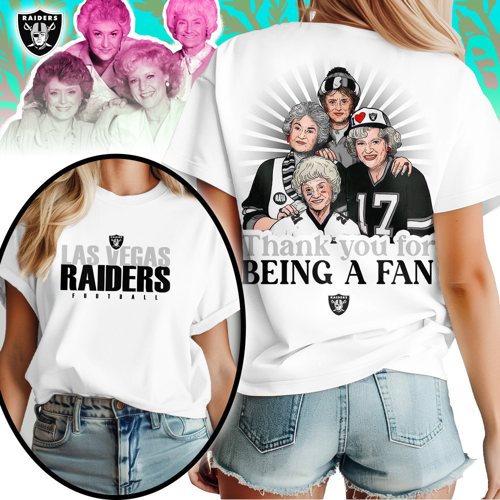 Las Vegas Raiders | Premium NFL and The Golden Girls Fan Shirt HI