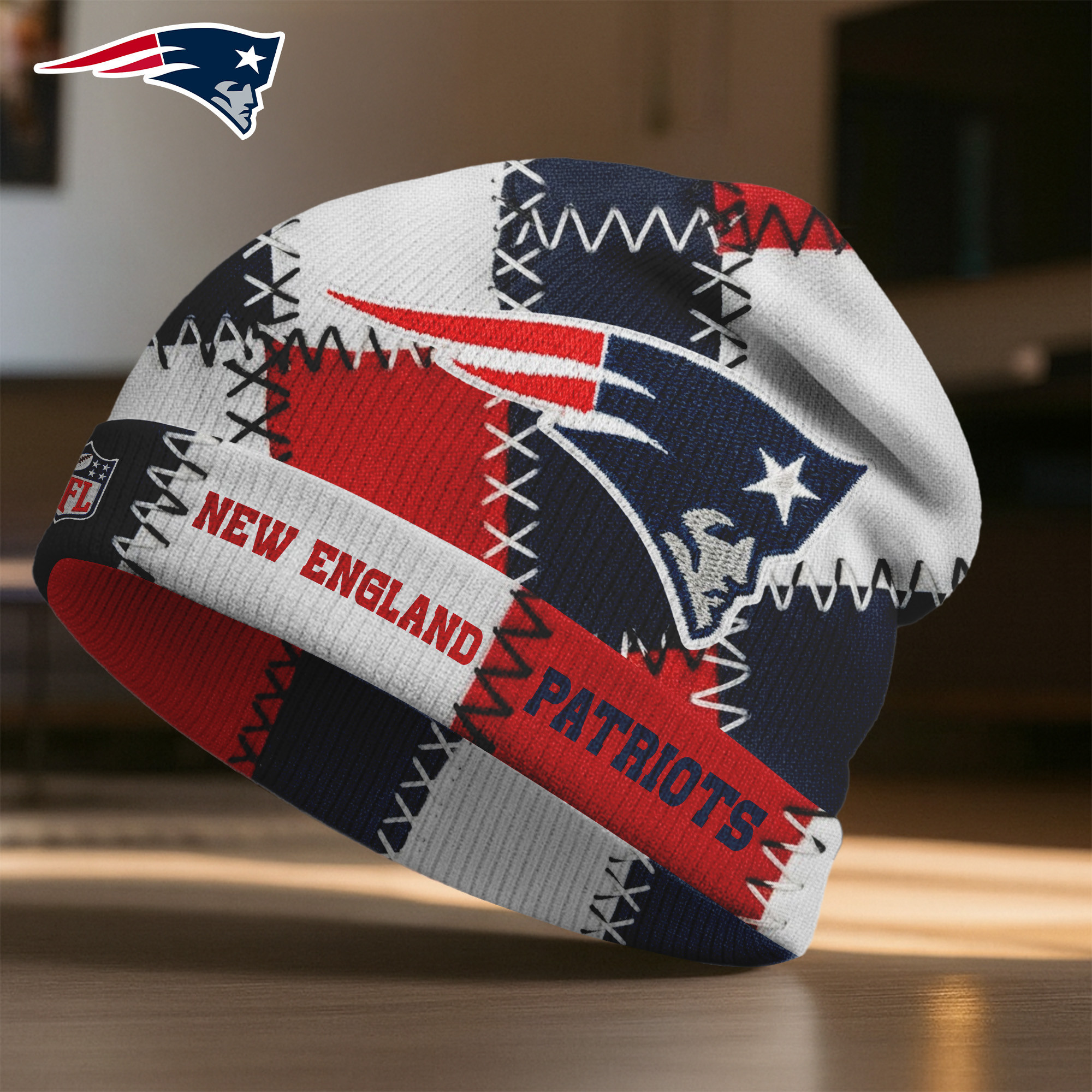 New England Patriots | Premium NFL Pride Beanie Hat NY