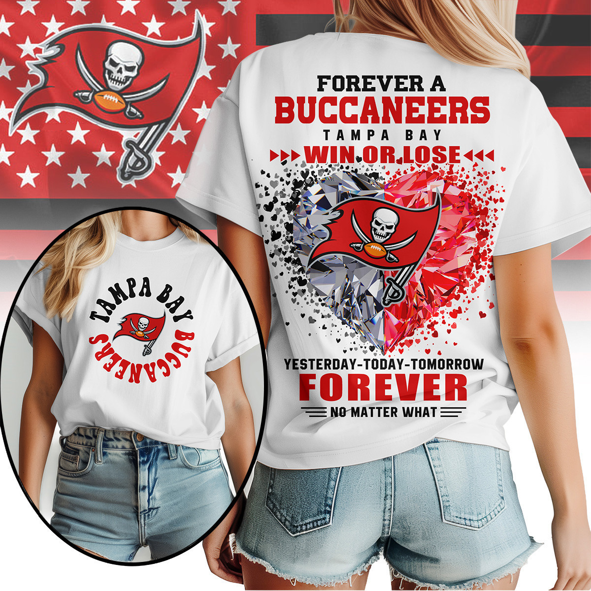 Tampa Bay Buccaneers | Premium NFL Win or Lose Always Loyal Women's Shirt NY