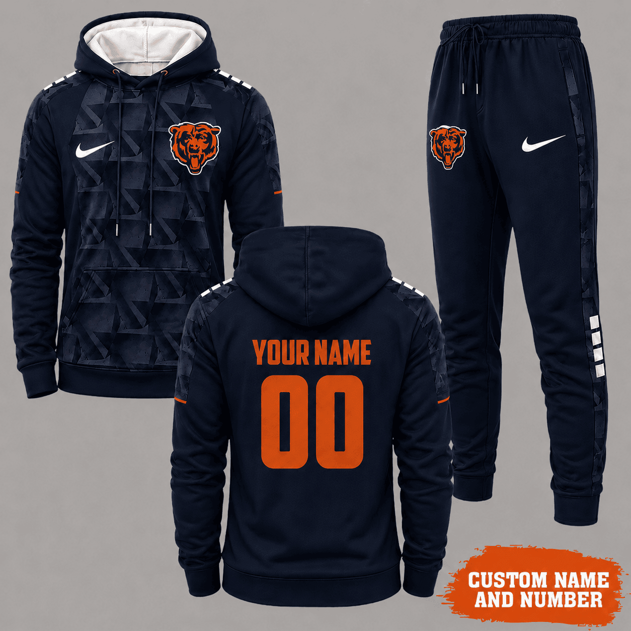 Chicago Bears | Premium NFL Game Day Hoodie Jogger Set NY