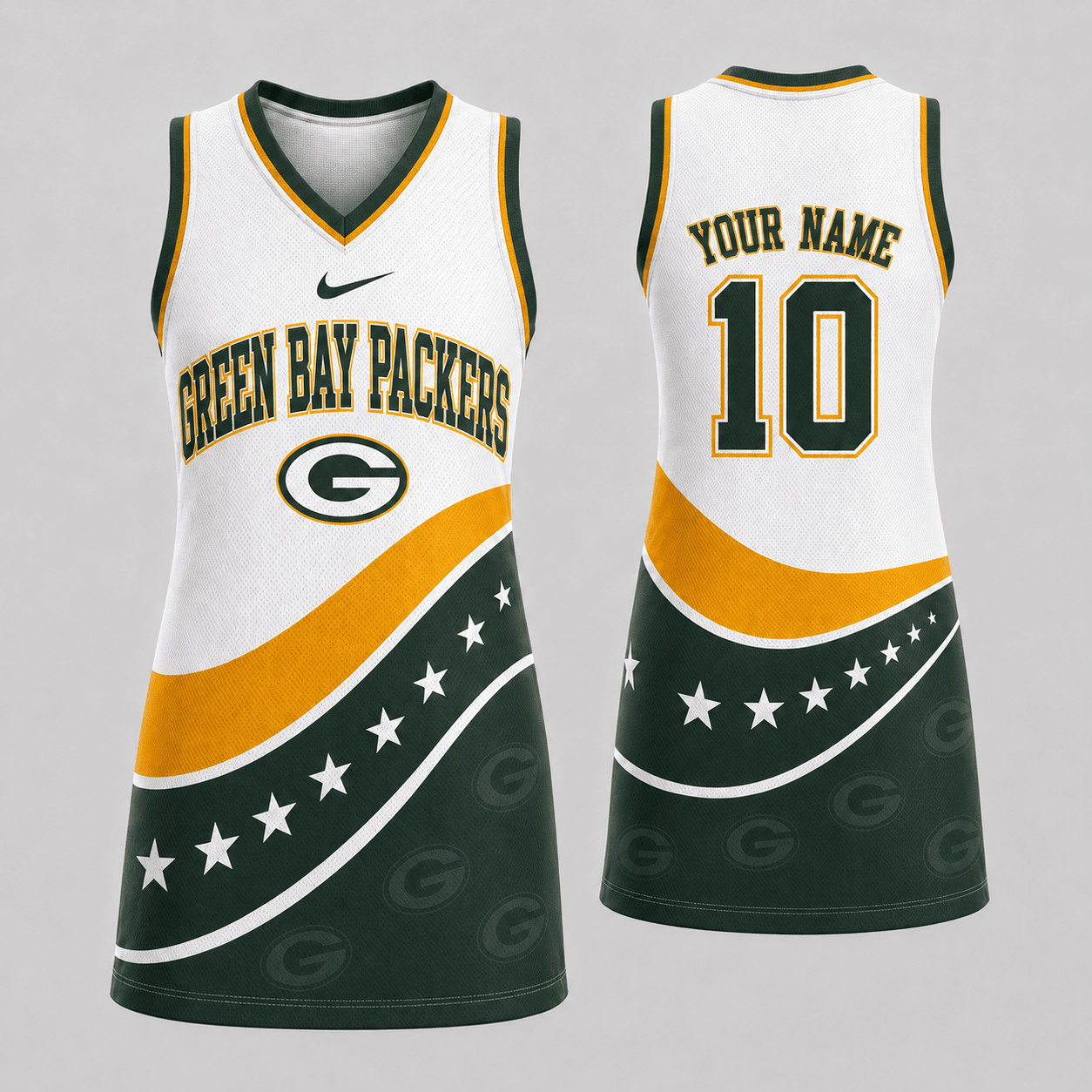 Green Bay Packers | Premium NFL Bold Team Pride Women Jersey Dress TD