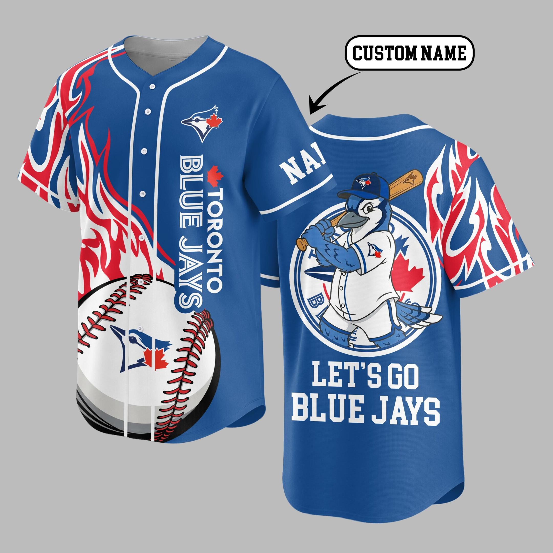 Toronto Blue Jays | Premium MLB Flame Spirit Baseball Jersey