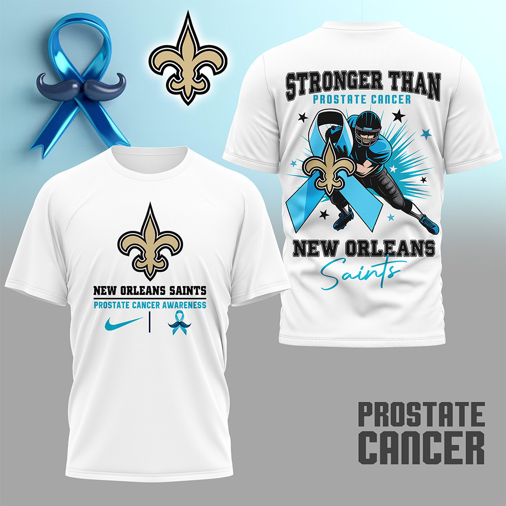 New Orleans Saints | Premium NFL Prostate Cancer Awareness Month Shirt HI