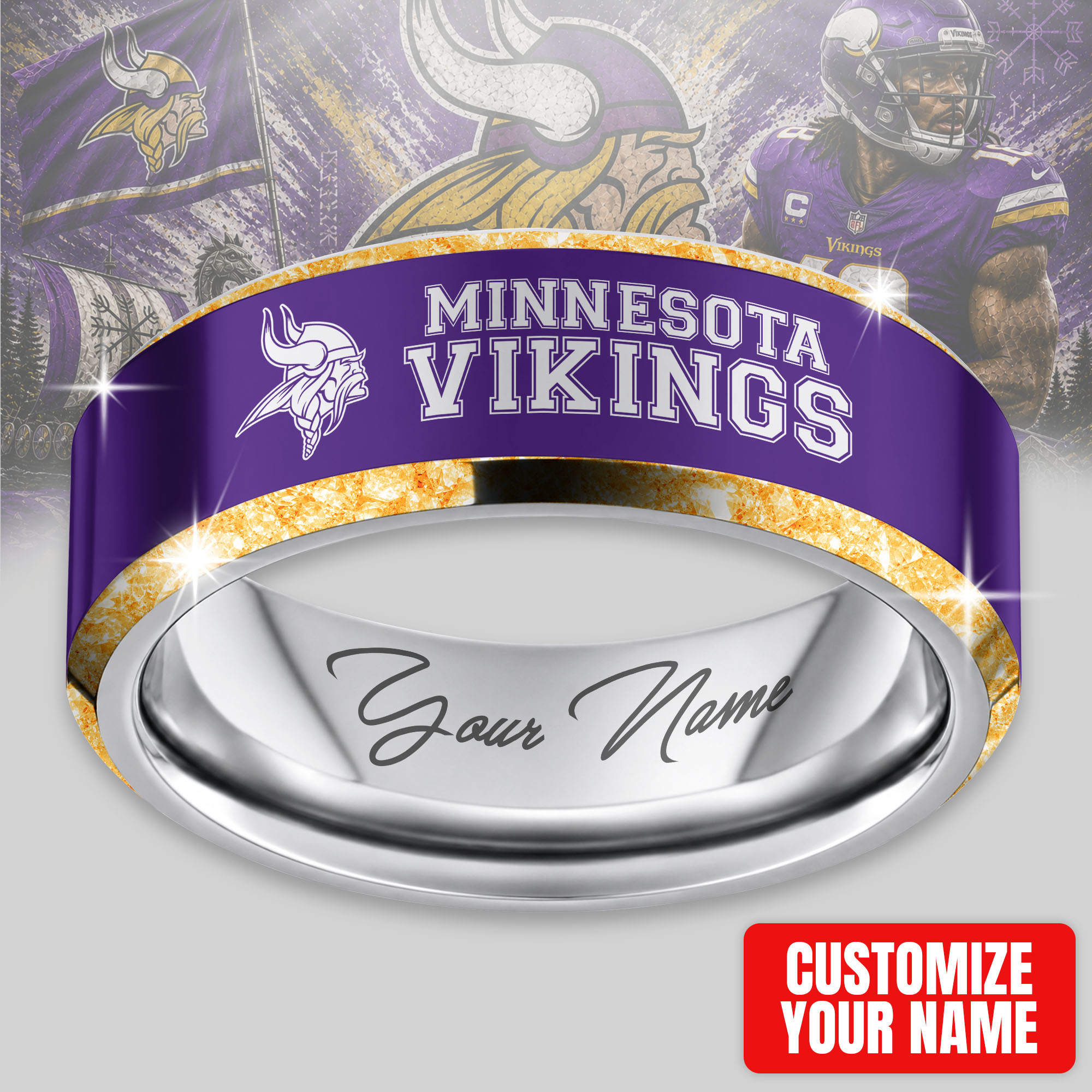 Minnesota Vikings | Premium NFL Championship Ring NTH1