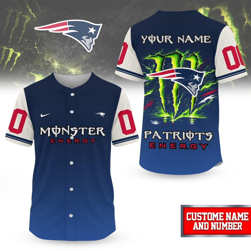 New England Patriots | Premium NFL Monster Energy Jersey NP