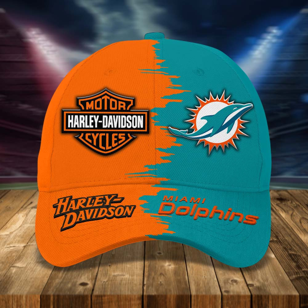 Miami Dolphins | Premium Classic NFL & Harley-Davidson Cap