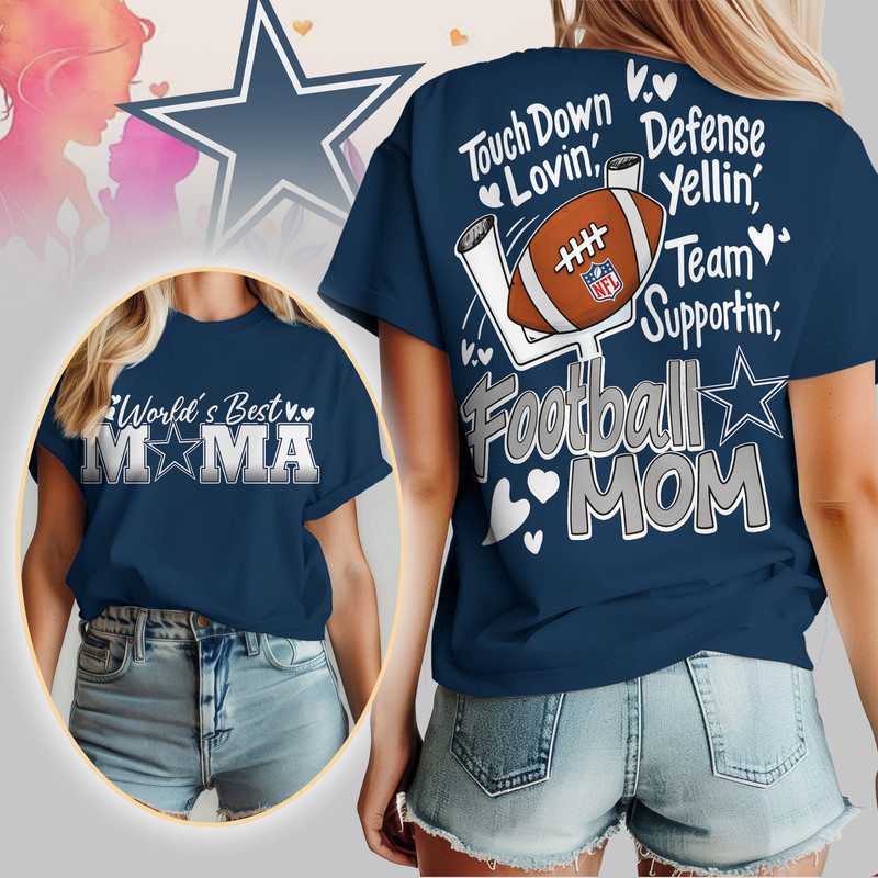 Dallas Cowboys | Premium NFL Mother Day Football Mama 3D Shirt HY