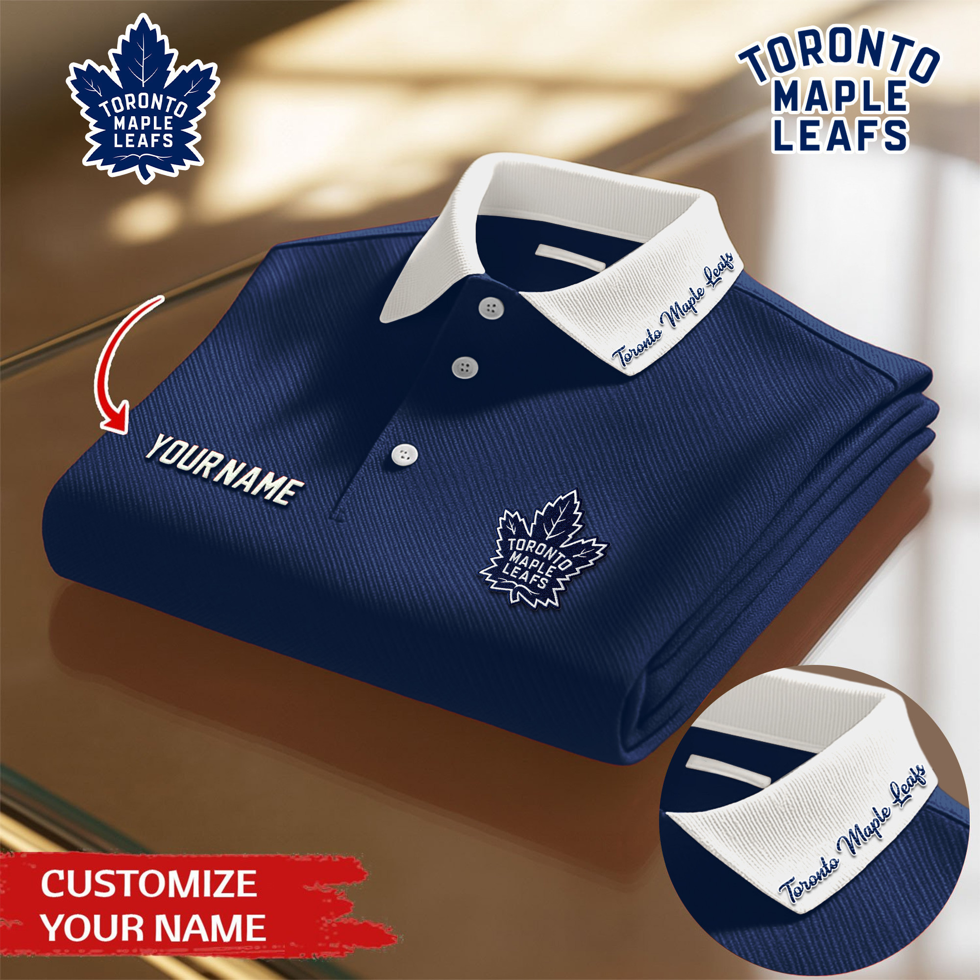 Toronto Maple Leafs | Premium NHL Polo Shirt TD