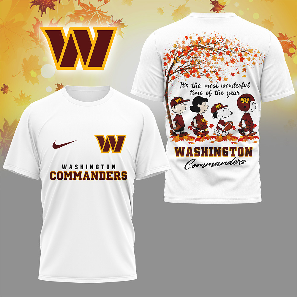 Washington Commanders | Premium NFL Fall Season 3D Shirt HI