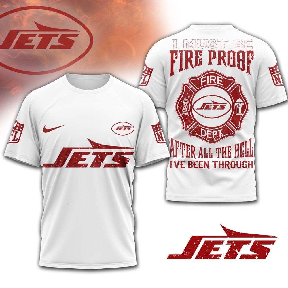 New York Jets | Premium NFL Built By Fire Game Day 3D Shirt NTH1