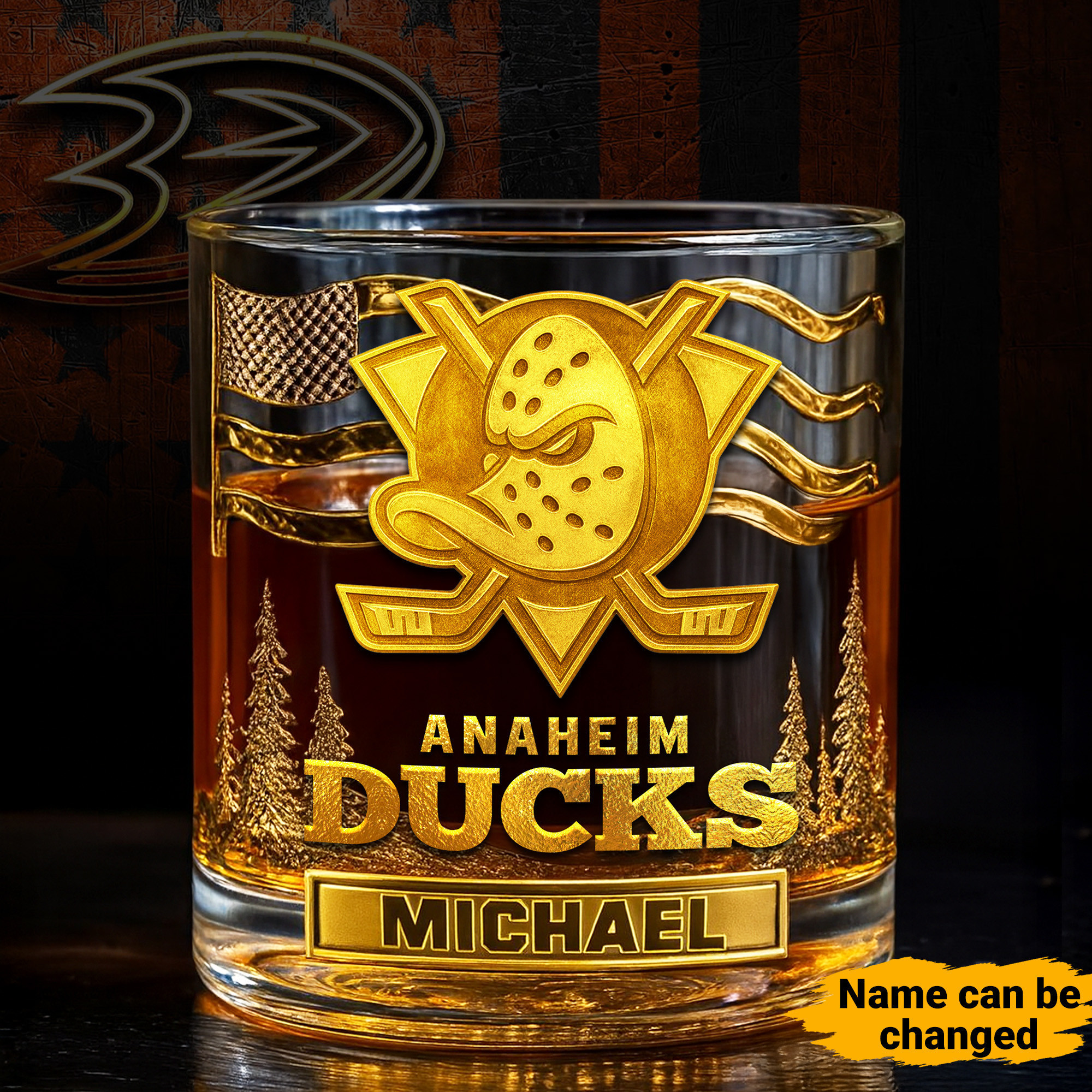 Anaheim Ducks | NHL Whiskey Glass TD