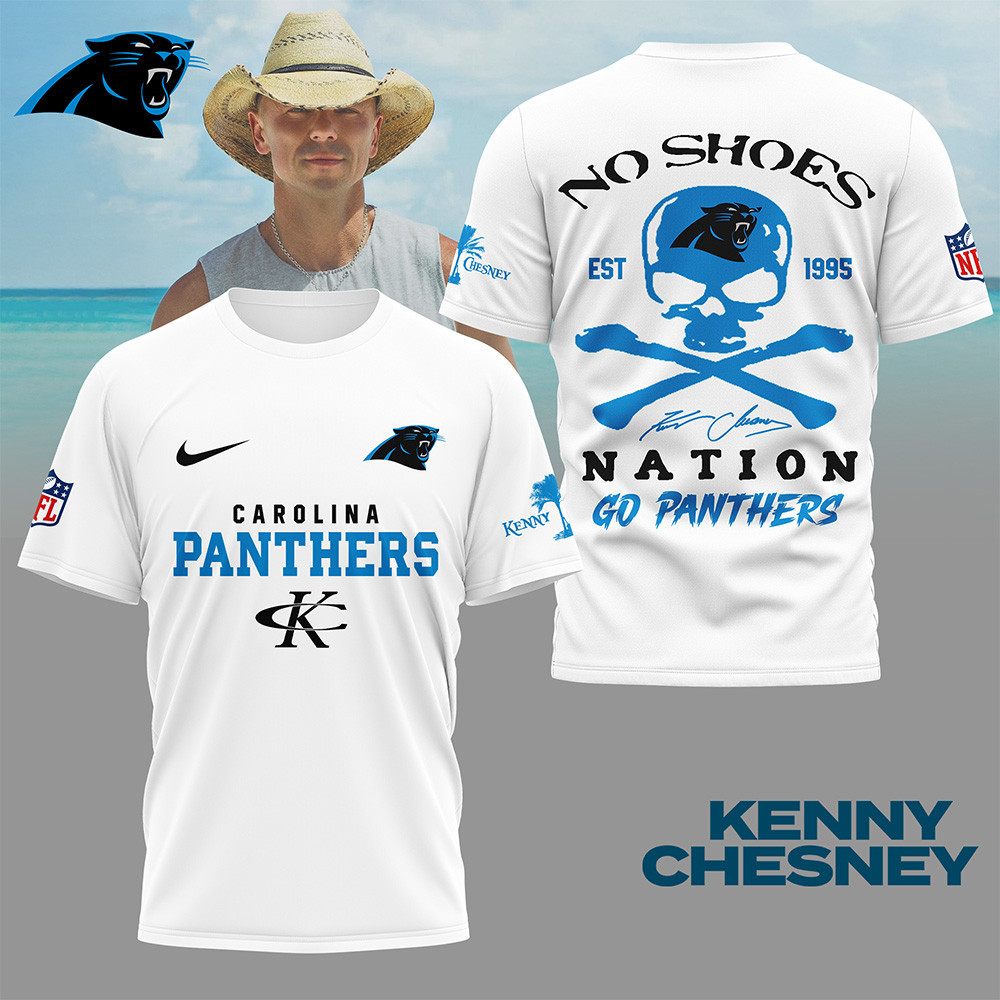 Carolina Panthers | Premium NFL Kenny Chesney Fan 3D Shirt NY