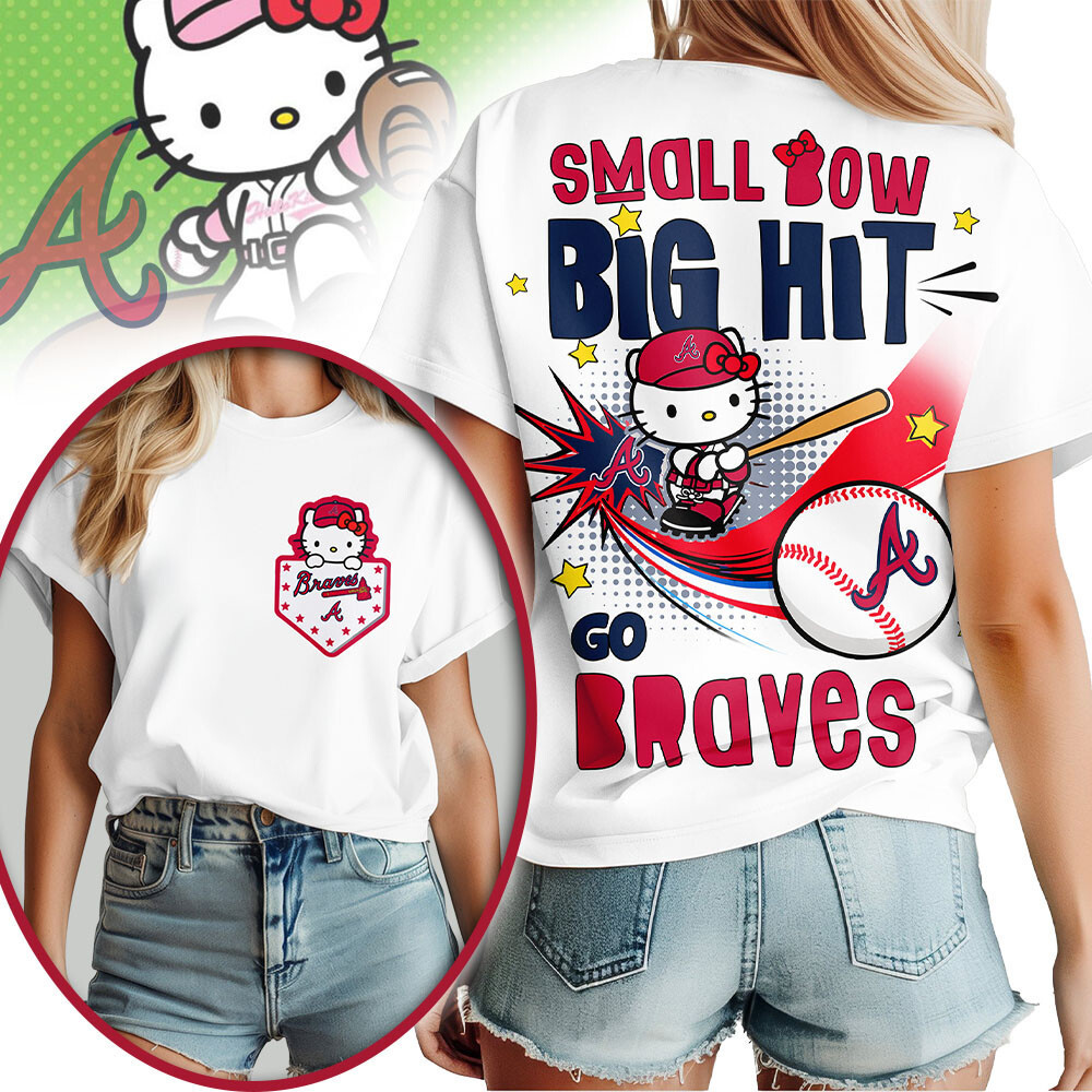 Atlanta Braves | Premium MLB Hello Kitty Women Shirt HY