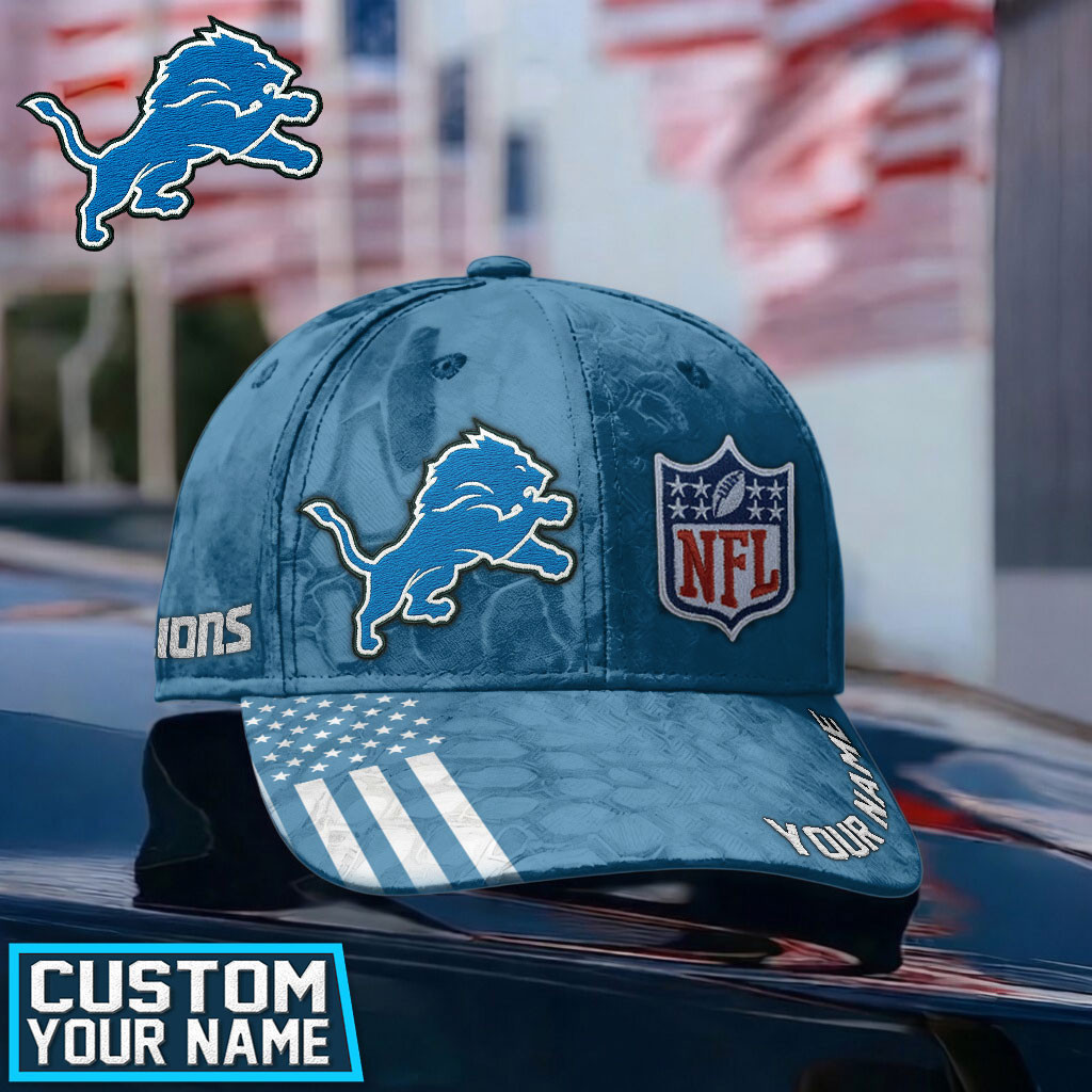 Detroit Lions | Premium NFL Heritage Custom Cap NTH1