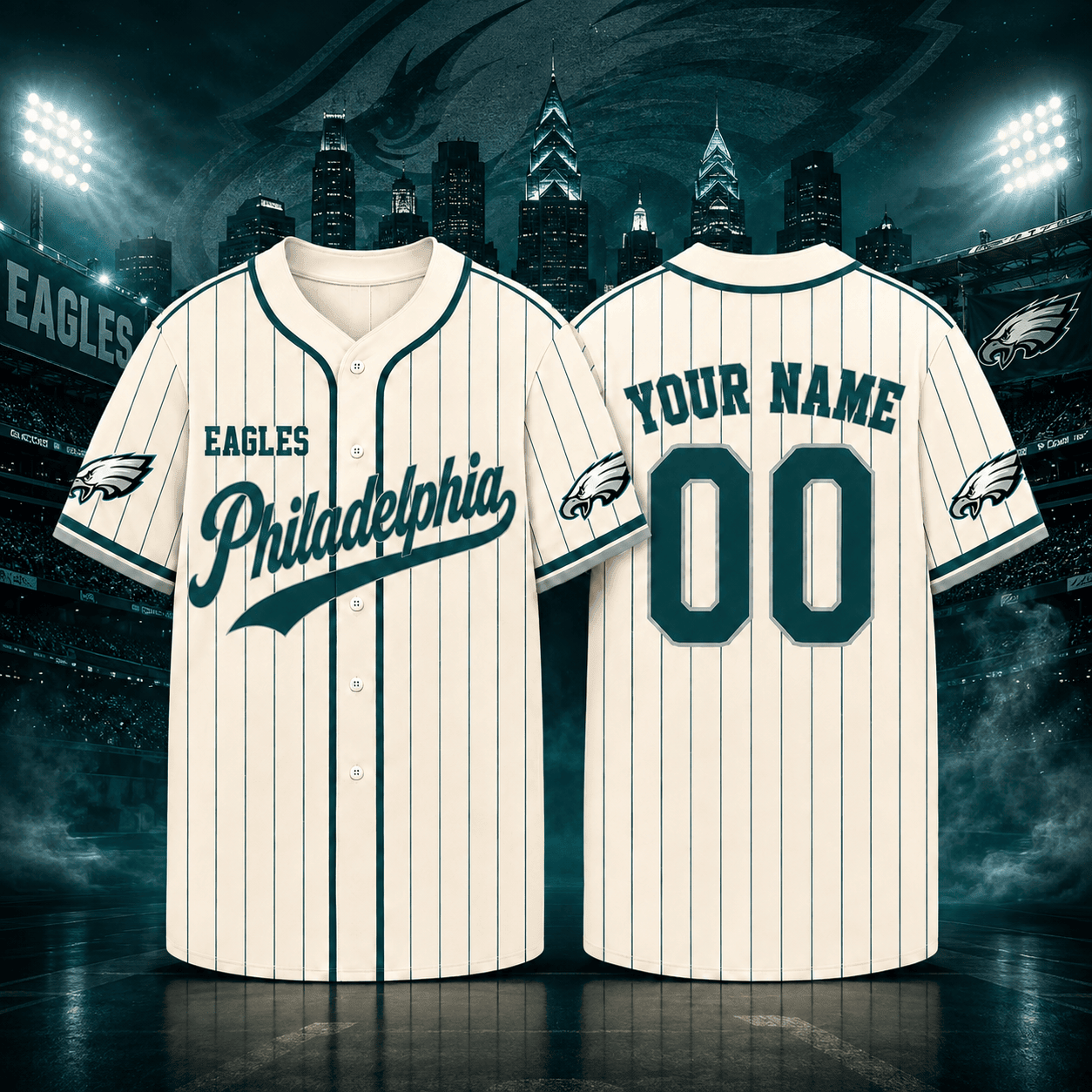 Philadelphia Eagles | Premium NFL Personalized Game Day Jersey NNK