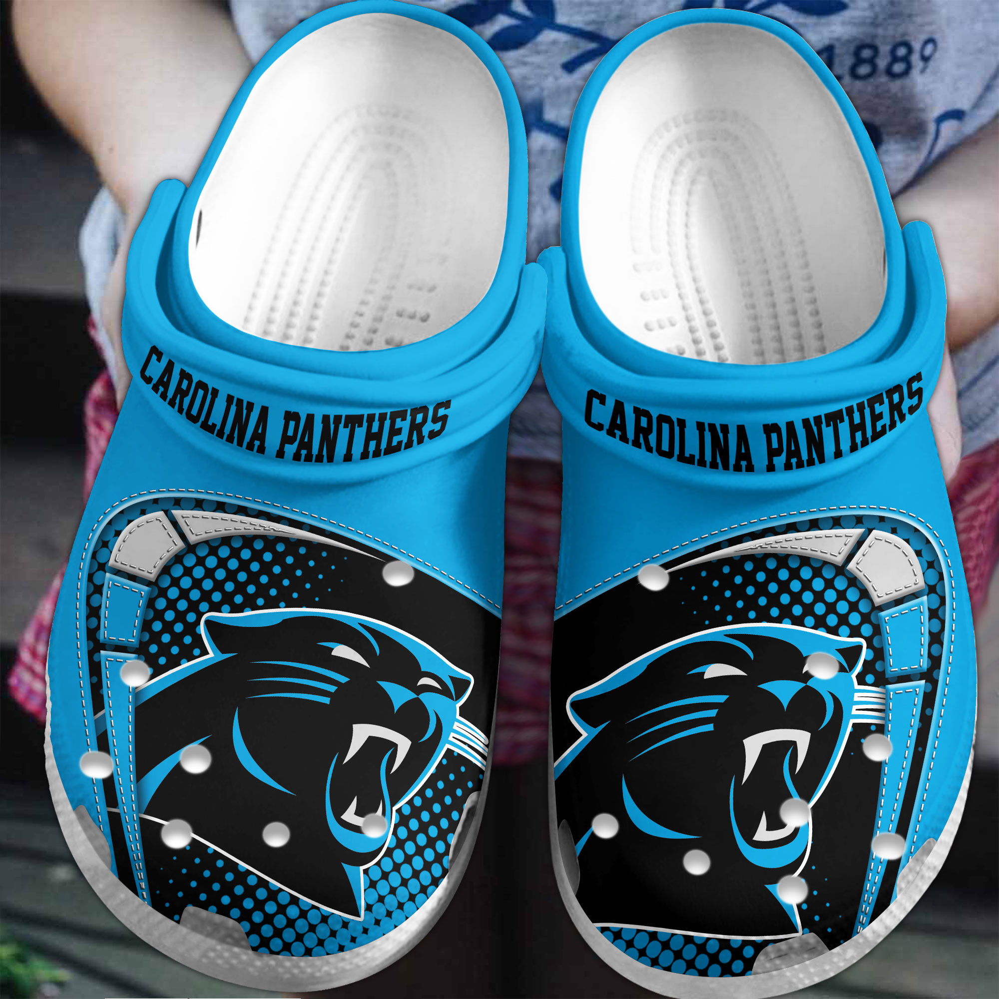 Carolina Panthers | Premium NFL Crocs Shoes NY