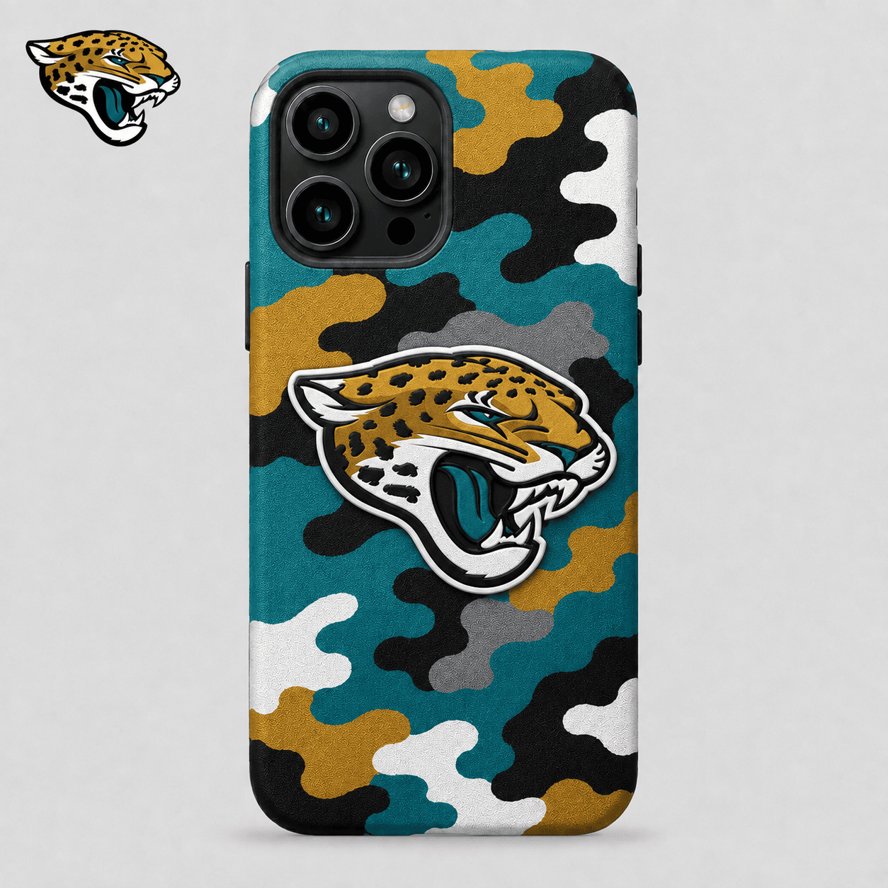Jacksonville Jaguars| Premium NFL Camo Game Day Phone Case NY