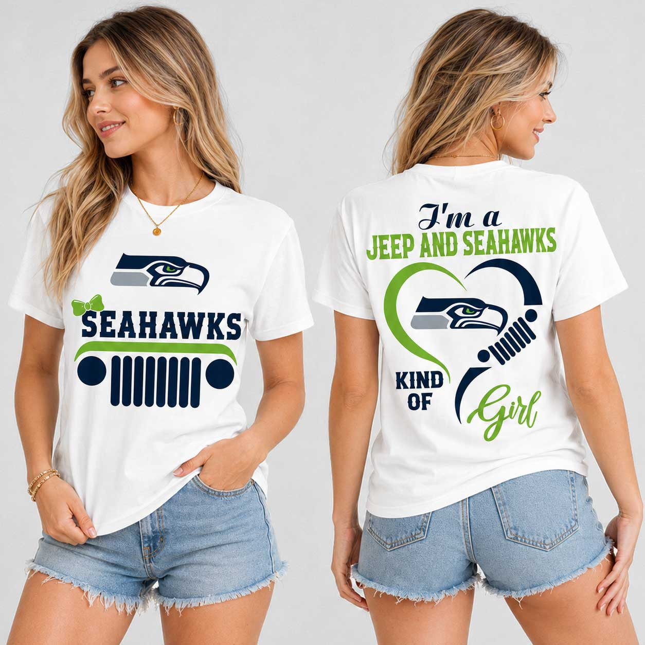 Seattle Seahawks | Premium NFL Jeep Fan Passion T-Shirt TD