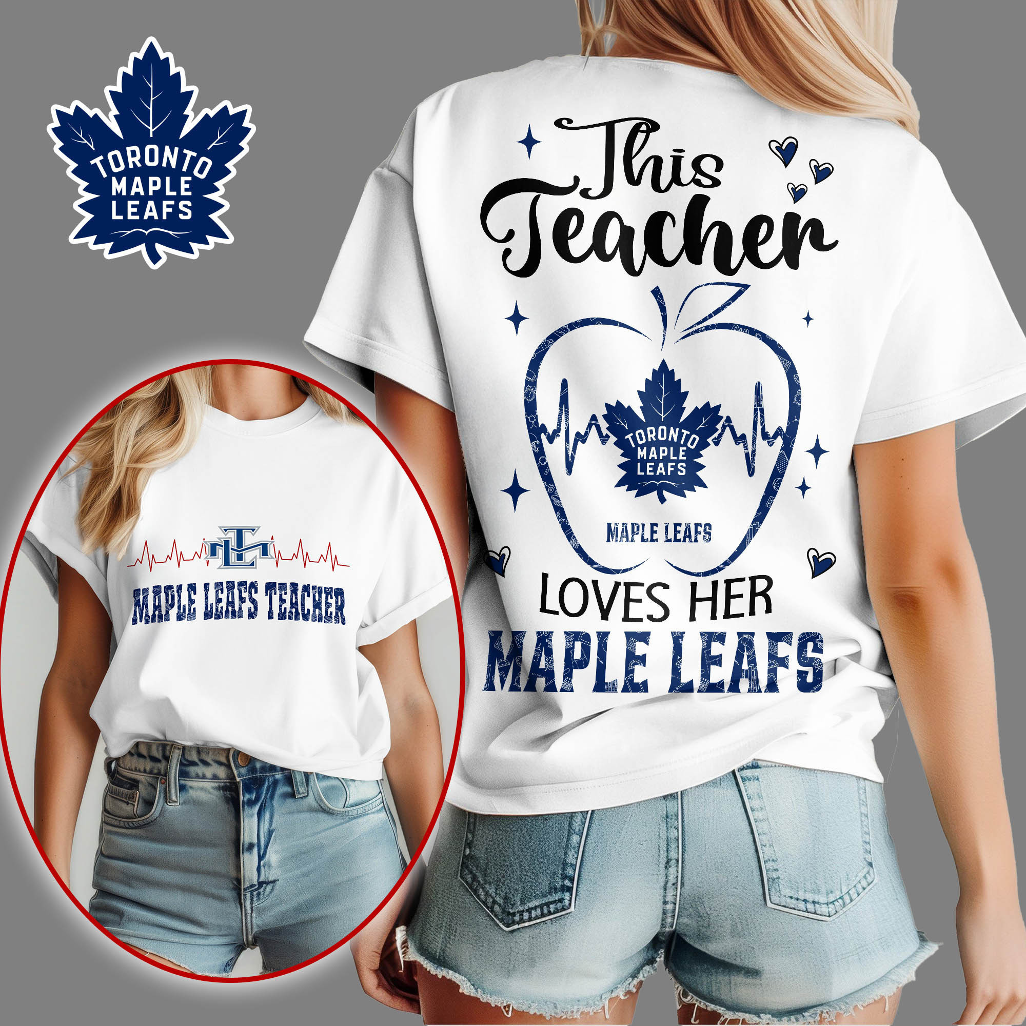 Toronto Maple Leafs | Premium NHL Teacher Appreciation Month Women's Shirt NY