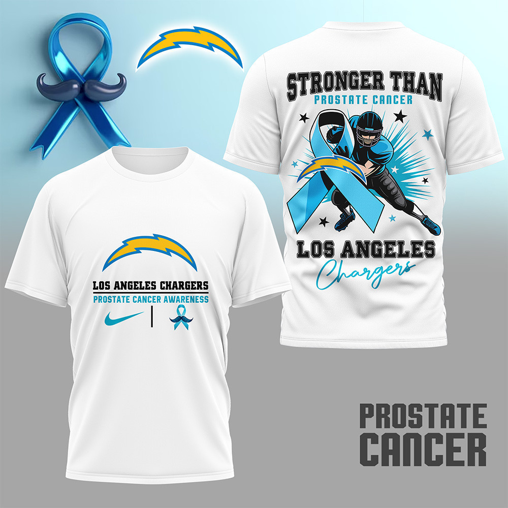 Los Angeles Chargers | Premium NFL Prostate Cancer Awareness Month Shirt HI