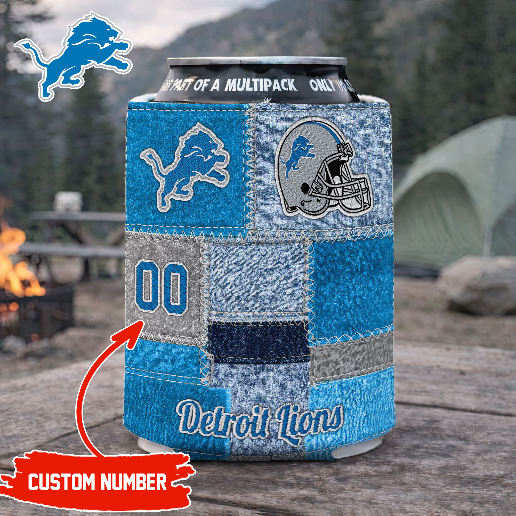 Detroit Lions | Premium NFL Game Day Can Koozie NY