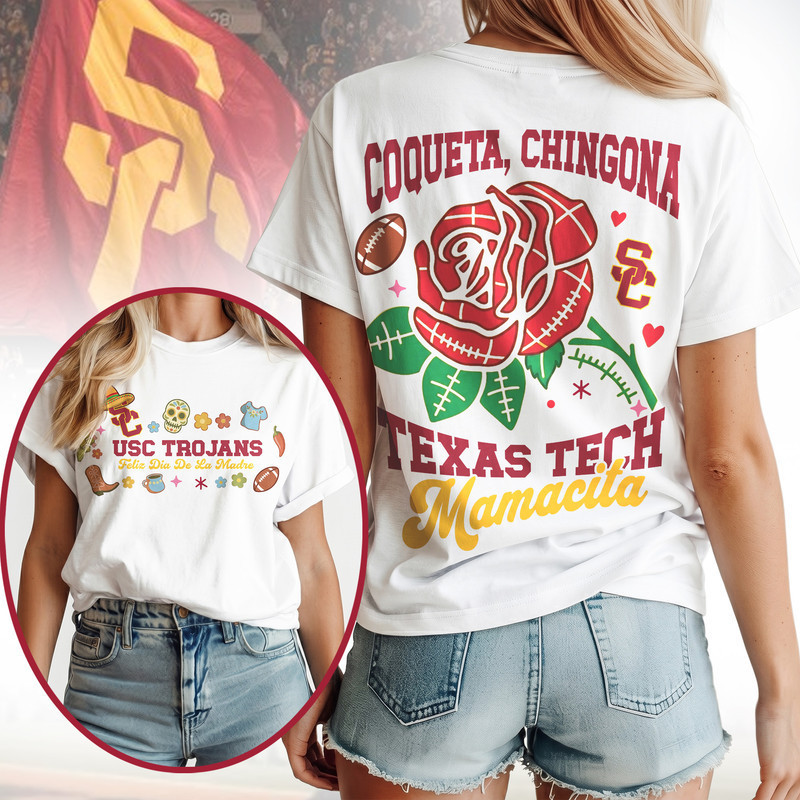 USC Trojans | Premium NCAA Dia De La Madre 3D T-Shirt HY