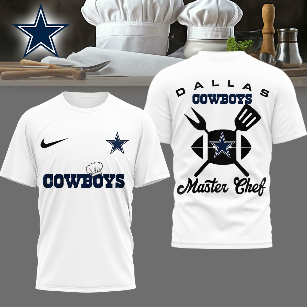 Dallas Cowboys | Premium NFL Master Chef 3D Shirt HI