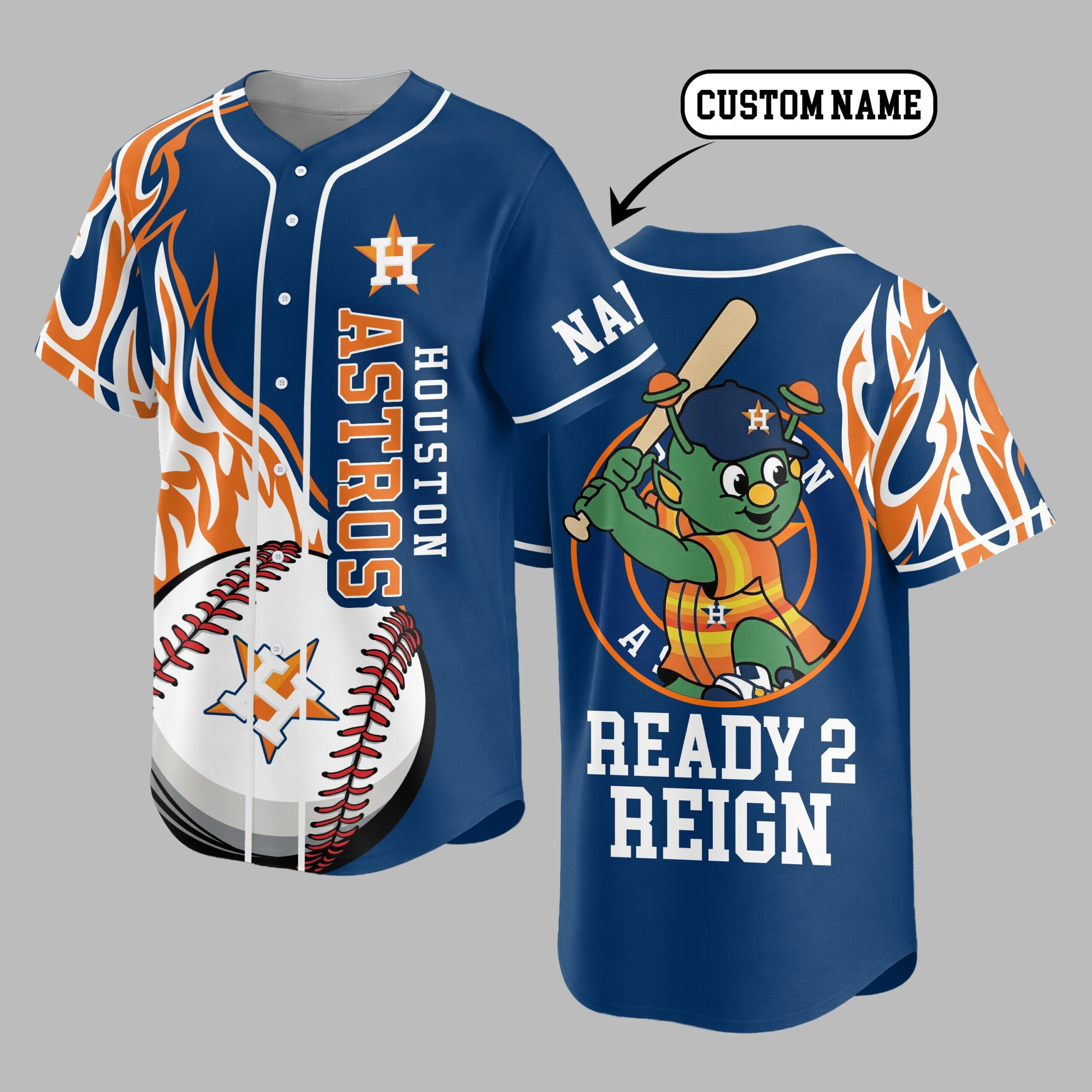 Houston Astros | Premium MLB Flame Spirit Baseball Jersey