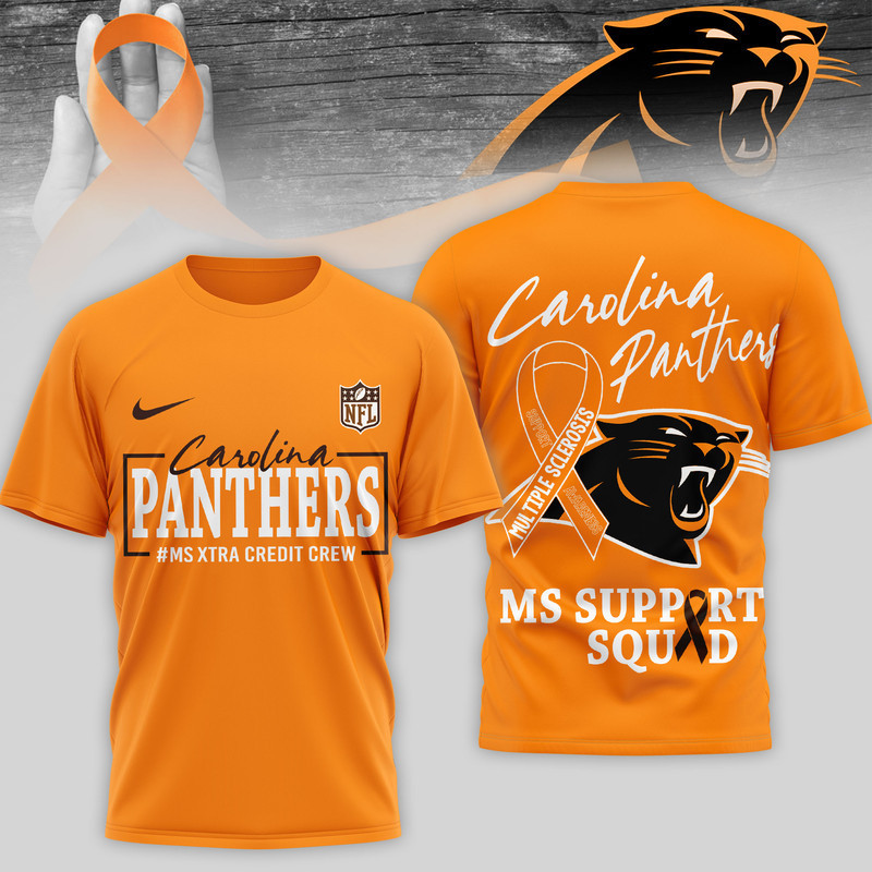 Carolina Panthers | Premium NFL MS Support 3D T-Shirt HY