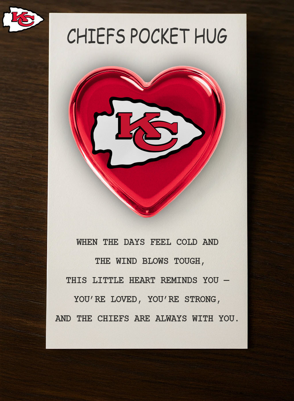 Kansas City Chiefs | Premium NFL Pocket Hug TD