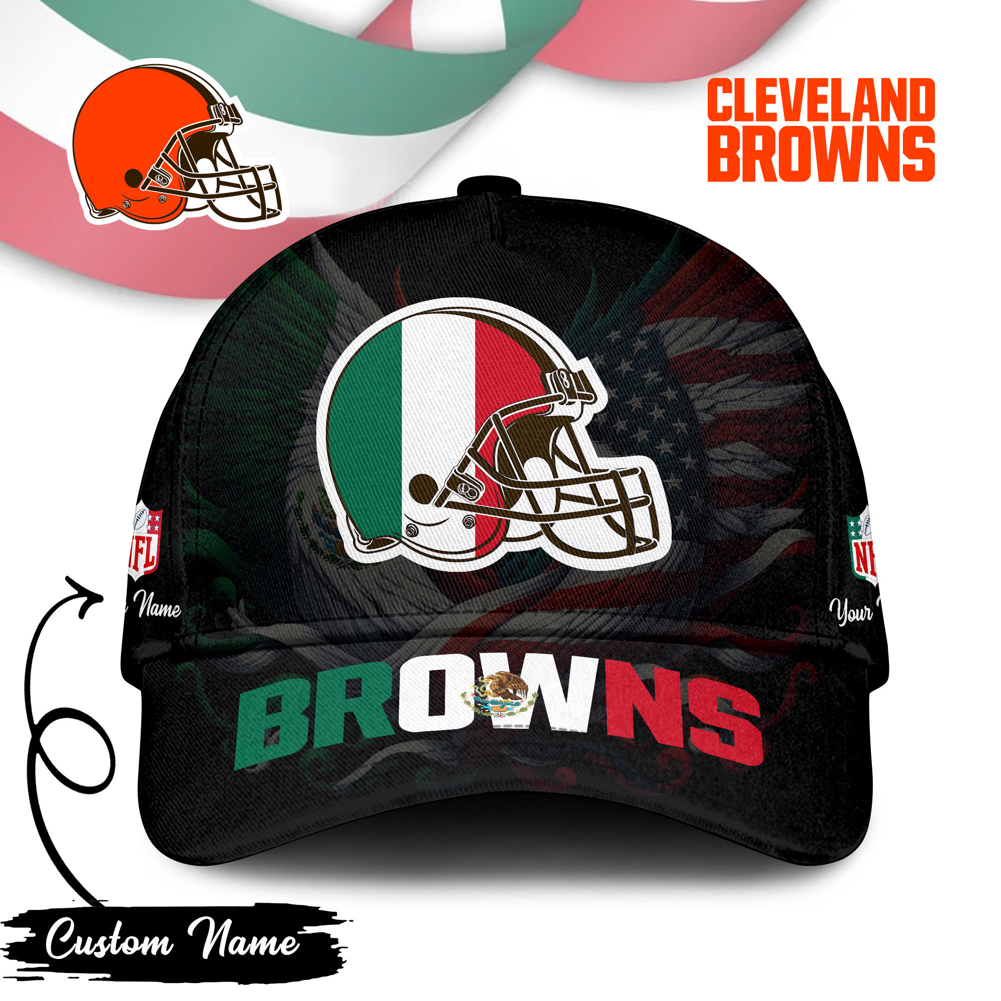 Cleveland Browns | PREMIUM CLASSIC CAP NFL MEXICAN TD