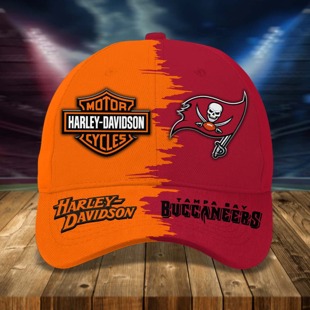 Tampa Bay Buccaneers | Premium Classic NFL & Harley-Davidson Cap