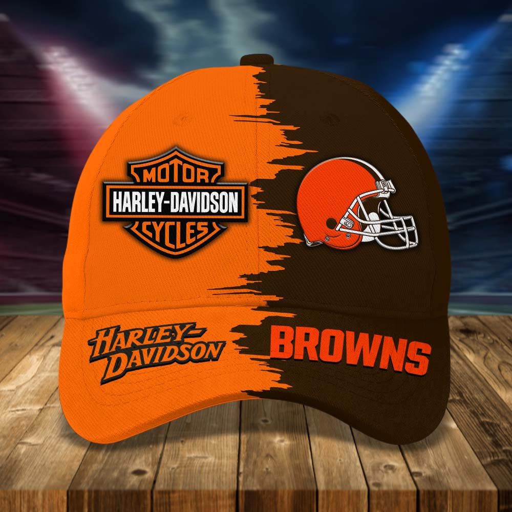 Cleveland Browns | Premium Classic NFL & Harley-Davidson Cap