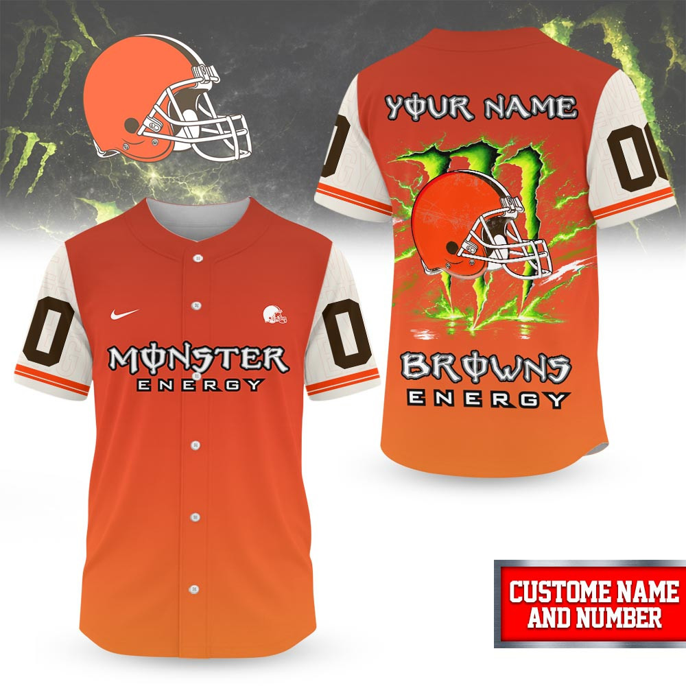 Cleveland Browns | Premium NFL Monster Energy Jersey NP