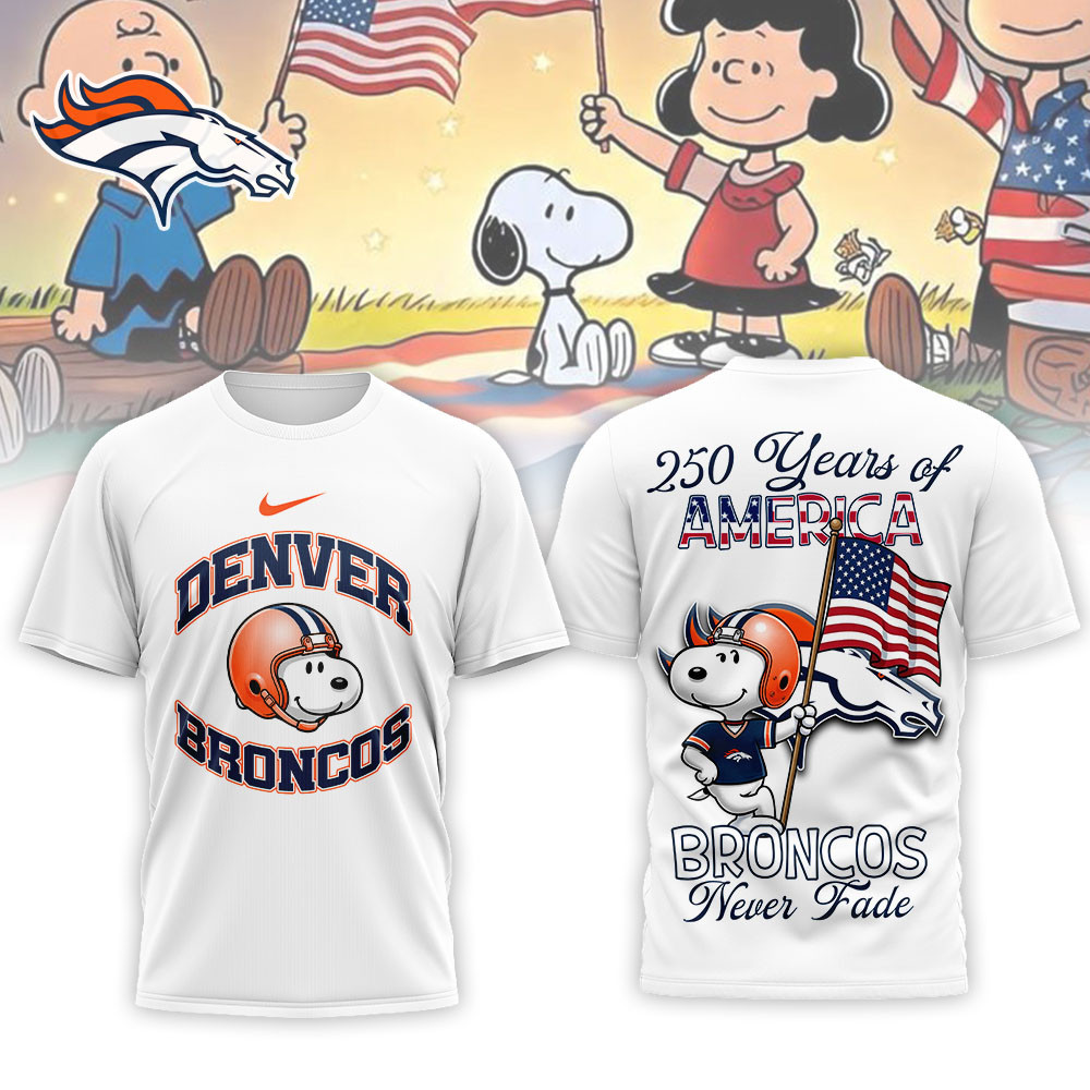 Denver Broncos | Premium NFL Freedom Classic 3D Shirt NTH1