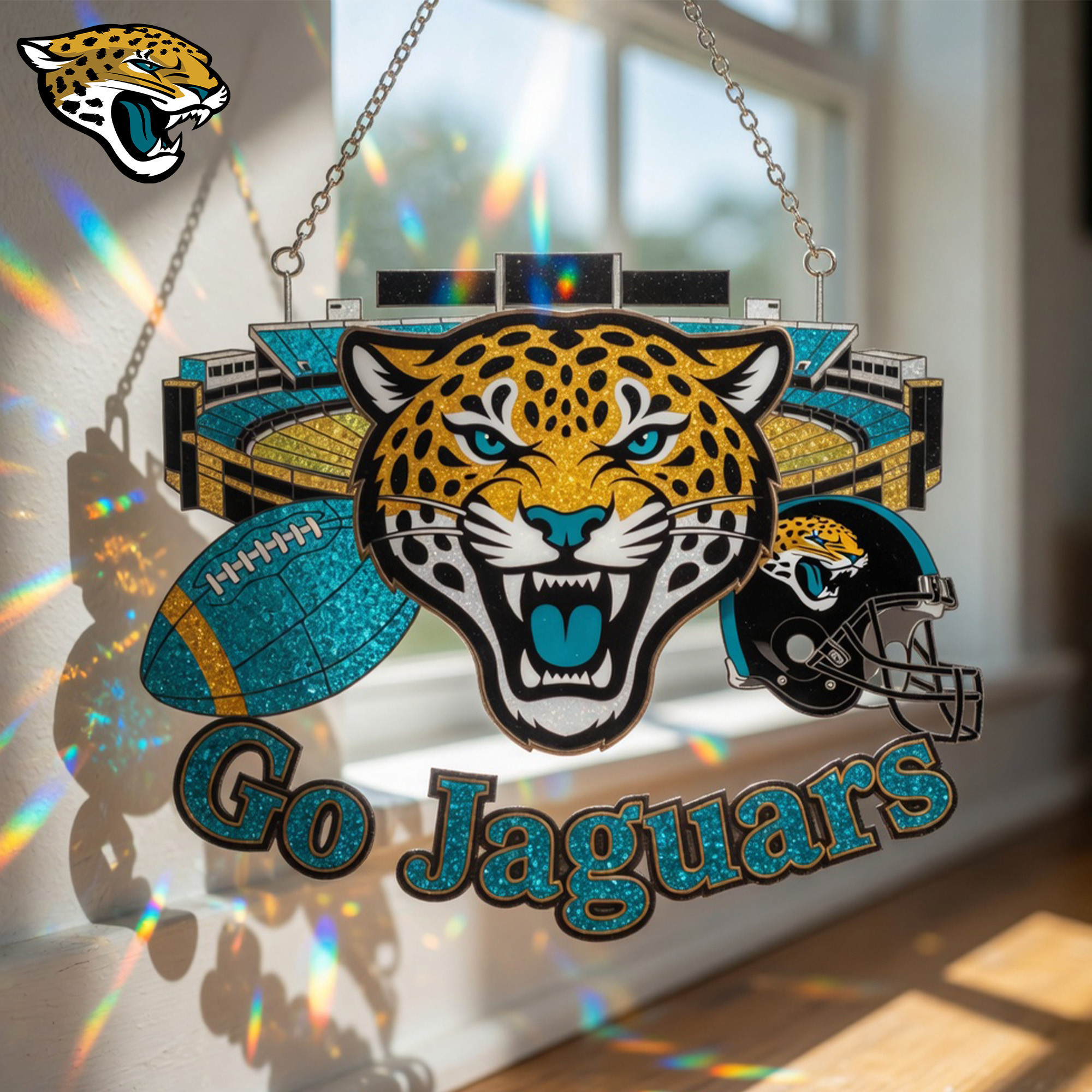 Jacksonville Jaguars | Premium NFL Game Day Suncatcher NY