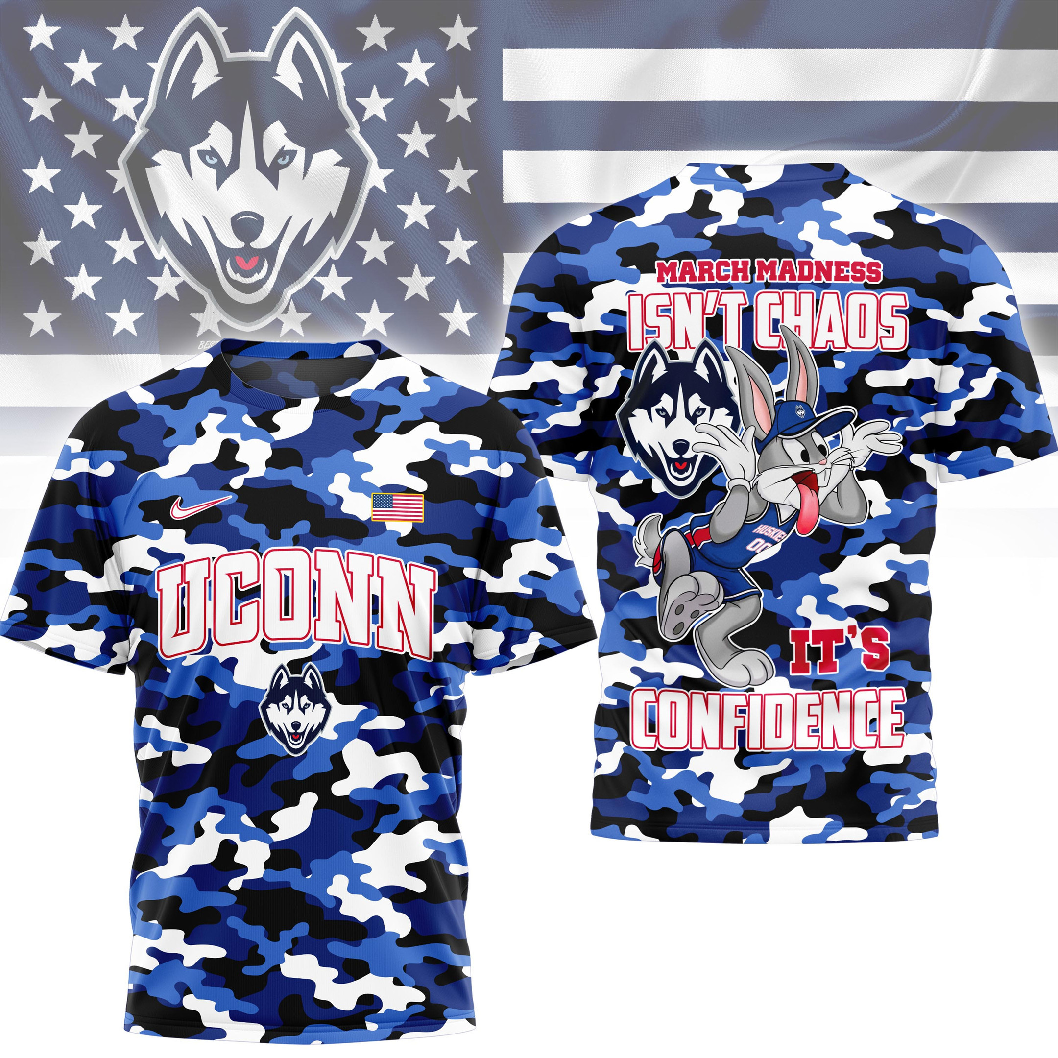 UConn Huskies | Premium NCAA Call It Confidence Shirt PB4P7RZ