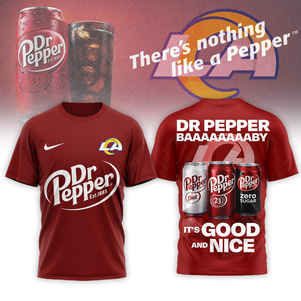Los Angeles Rams | Premium NFL Dr Pepper 3D Shirt NP