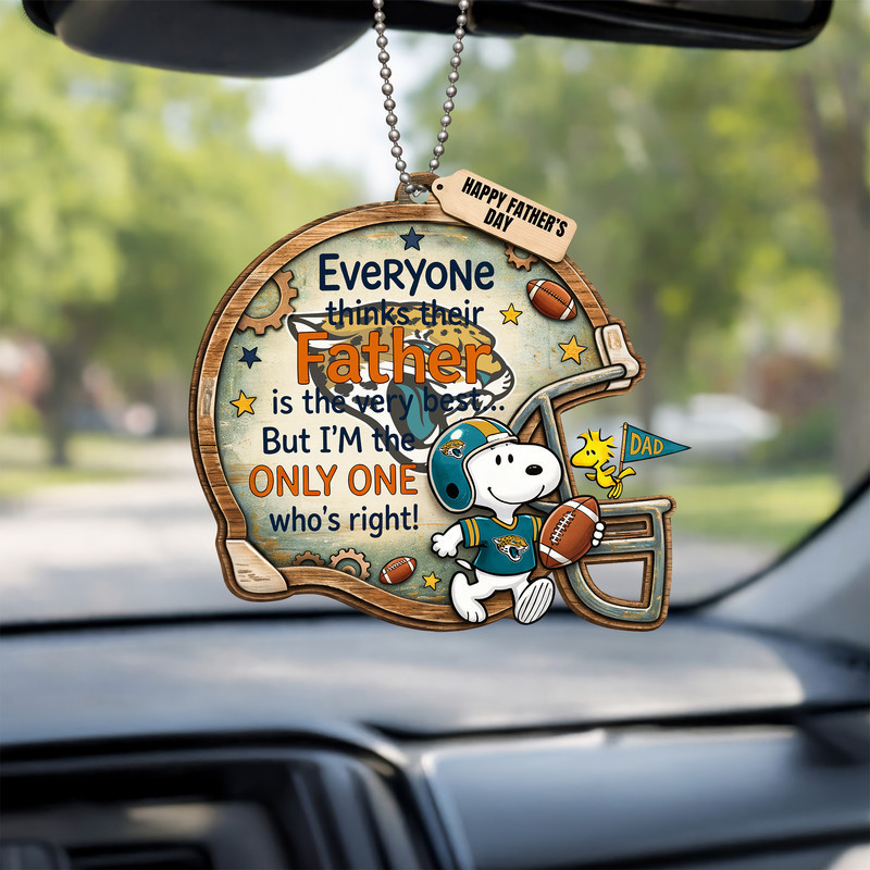 Jacksonville Jaguars | Premium NFL Father Day Car Hanging Ornament HY