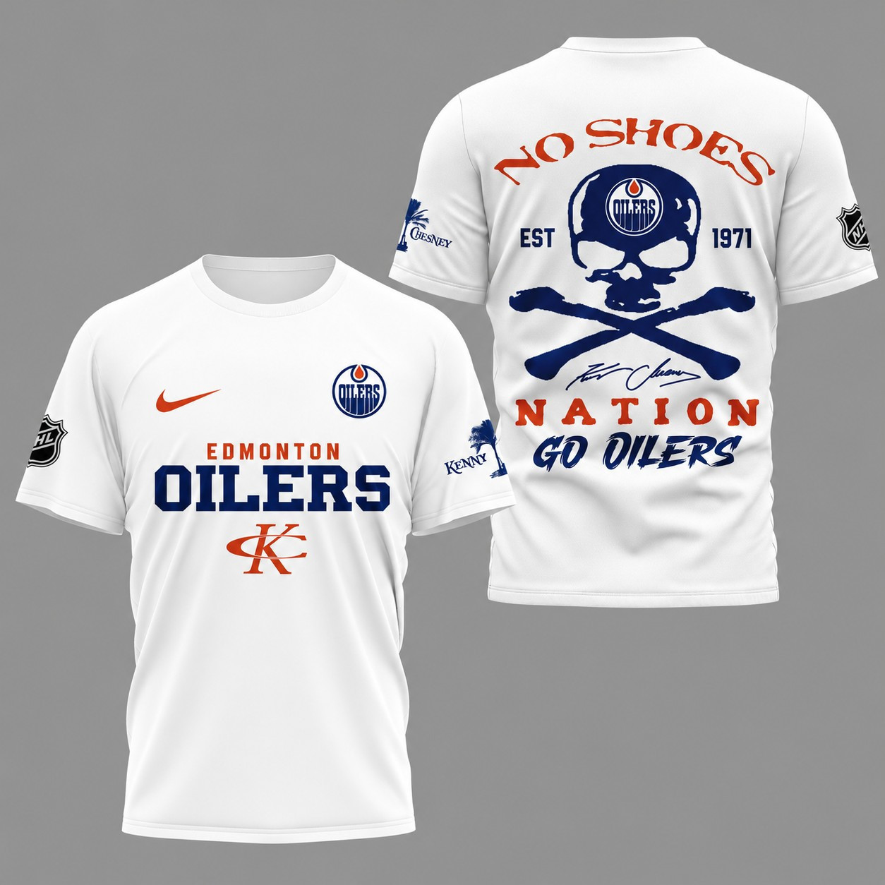 Edmonton Oilers | Premium NHL Kenny Chesney Fan 3D Shirt NY