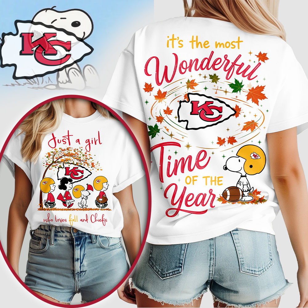 Kansas City Chiefs | Premium NFL Fall Wonderful Time of the Year 3D Shirt NTH1
