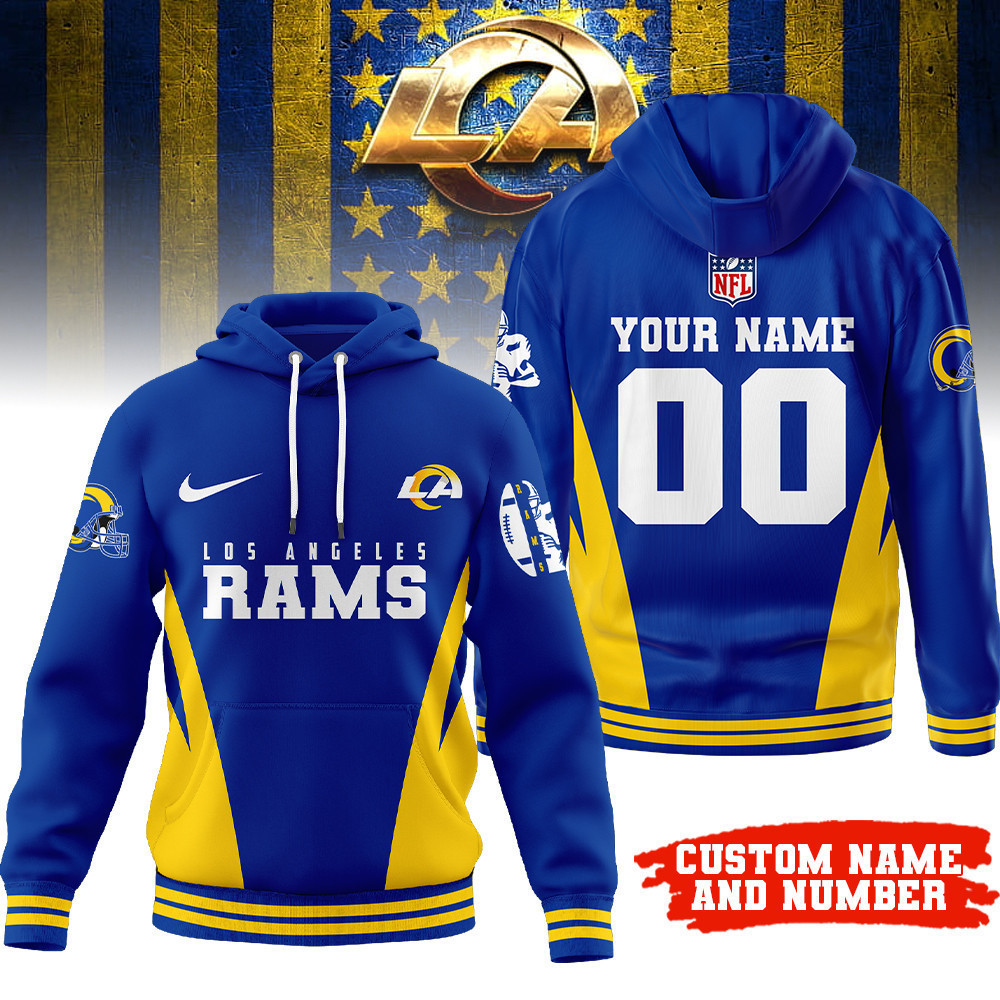 Los Angeles Rams | Premium NFL Personalized Fan Hoodie TD