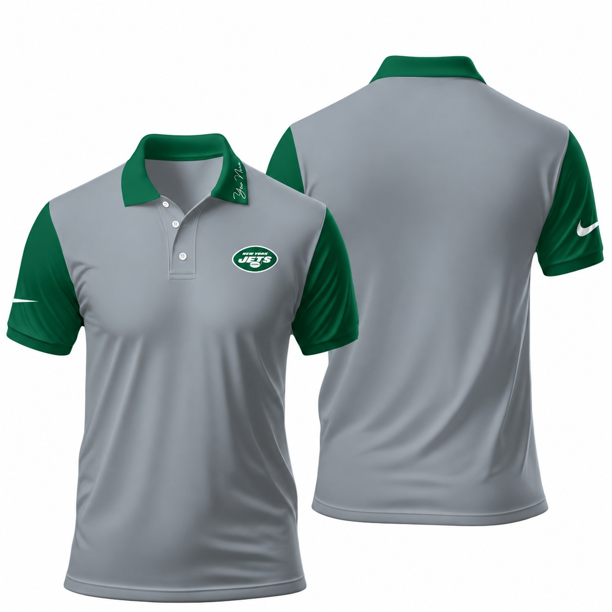 New York Jets | Premium NFL Touchdown Custom Polo NTH1