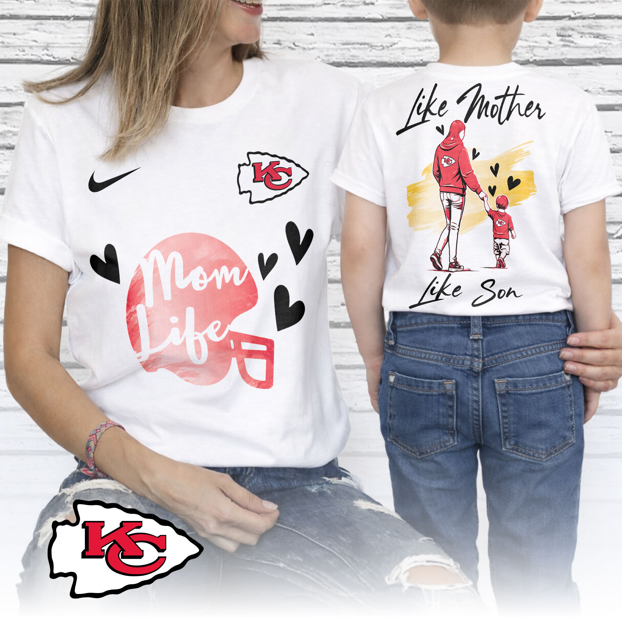 Kansas City Chiefs | Premium NFL Like Mother Like Son 3D Shirt NP
