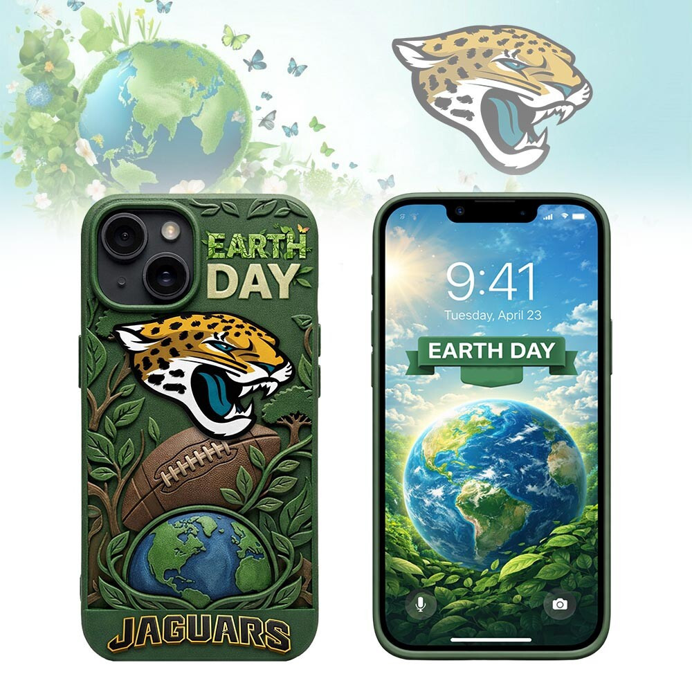 Jacksonville Jaguars | Premium NFL Earth Day Phonecase HY