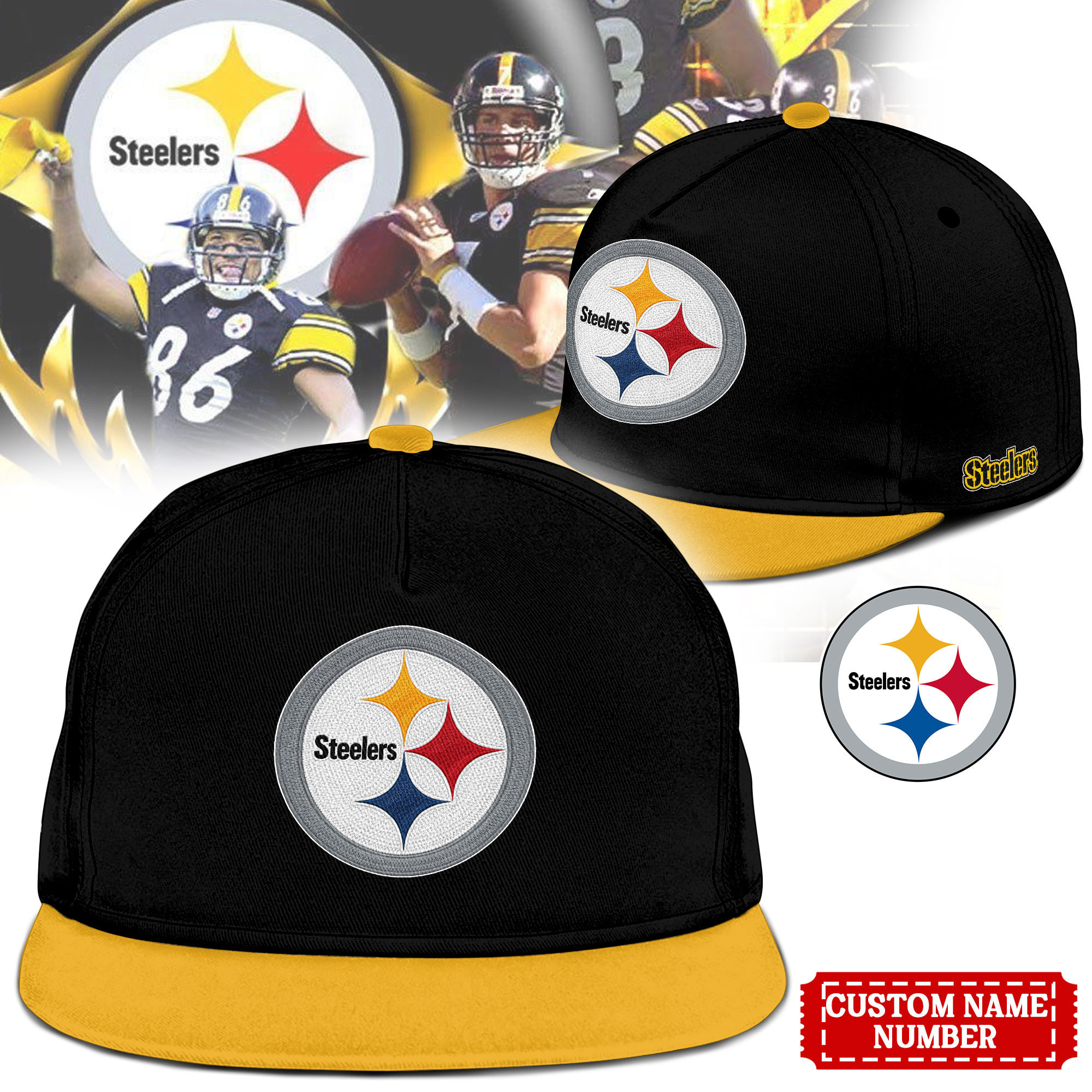 Pittsburgh Steelers | Premium NFL Heritage Cap NTH1