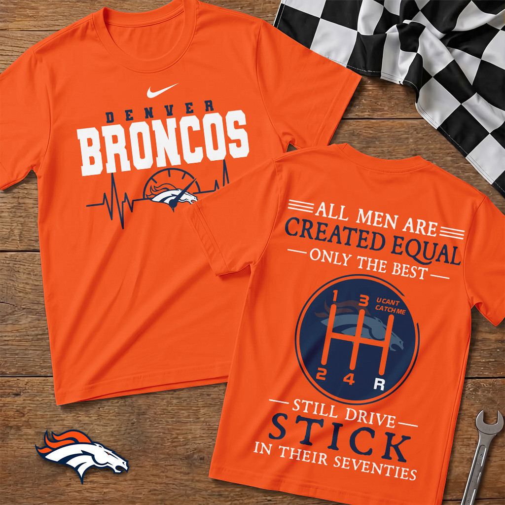 Denver Broncos | Premium NFL Highspeed Heartbeat T-Shirt TD